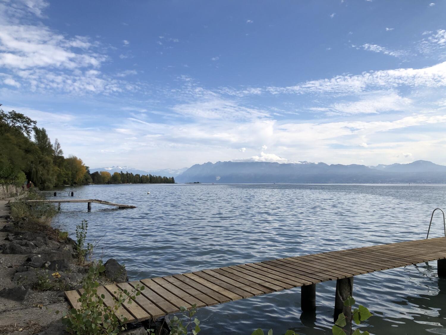Balade le long du lac entre Morges et Lausanne