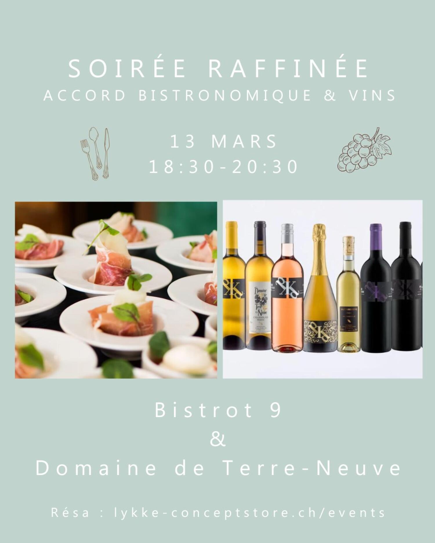 Soirée Raffinée – Accord bistronomique & Vins