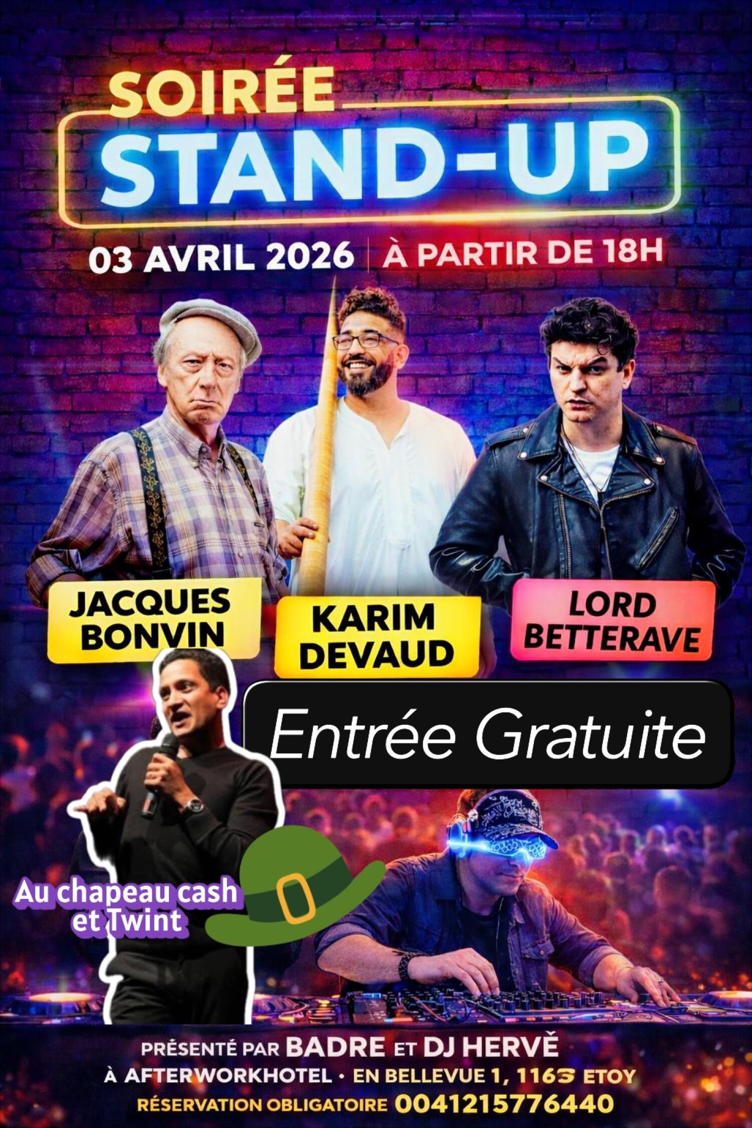 Comedy Club au AFTERWORK Hotel