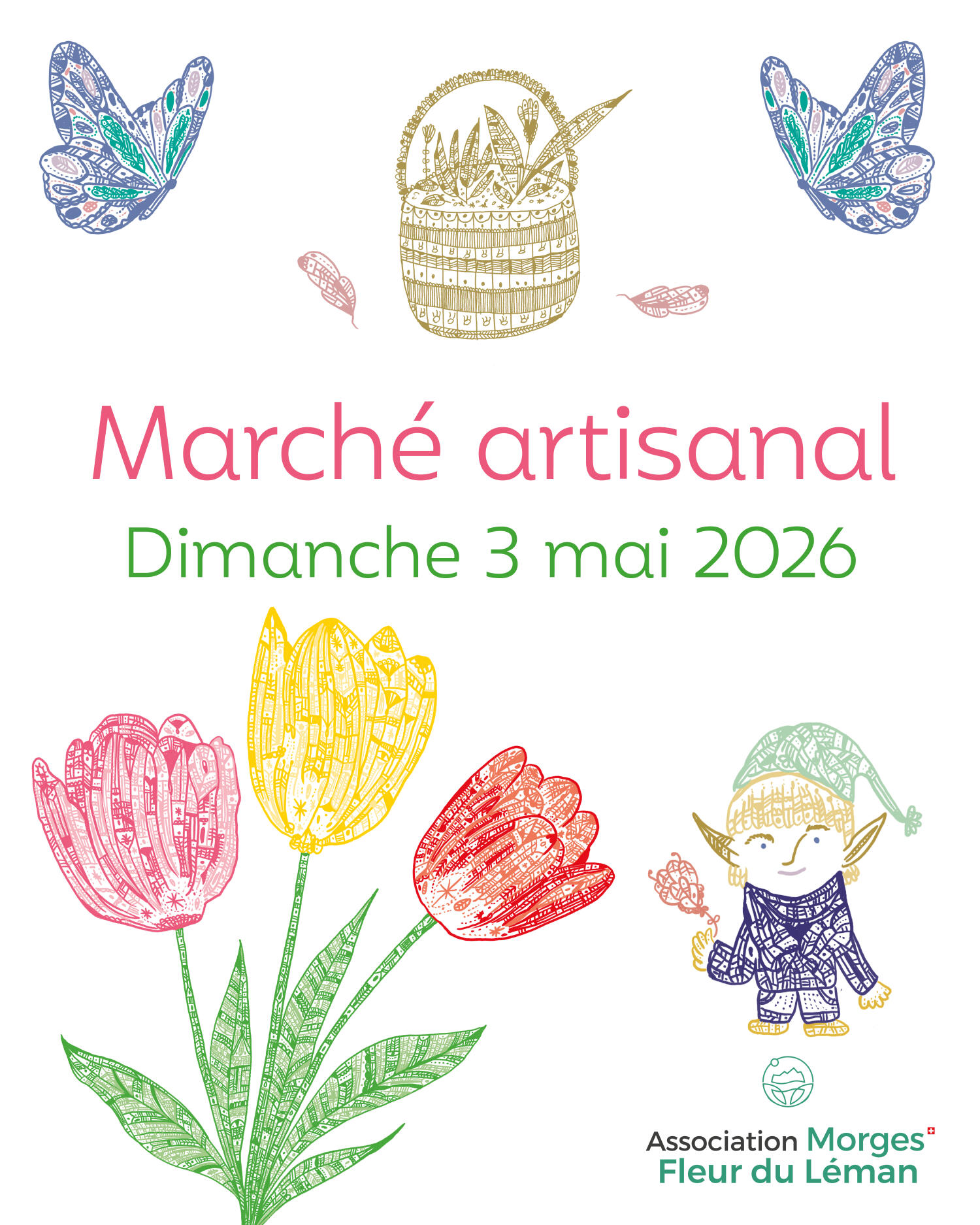 Marché artisanal de la Tulipe