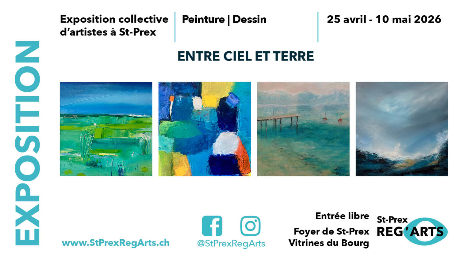 Exposition collective d’artistes “Entre ciel et terre”