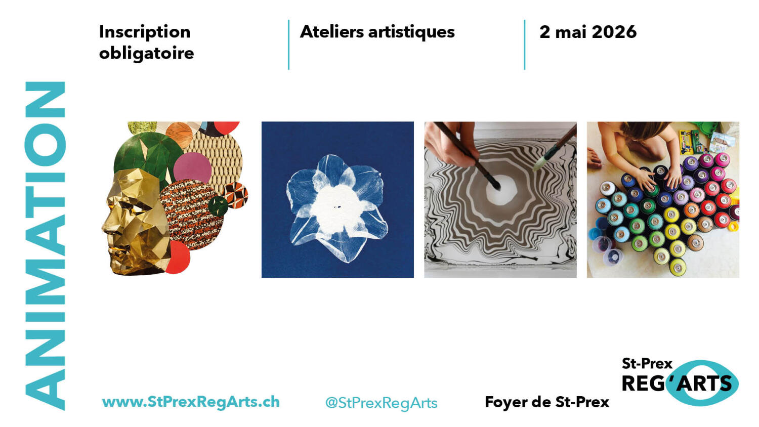 Ateliers artistiques “découverte” pour adultes et enfants
