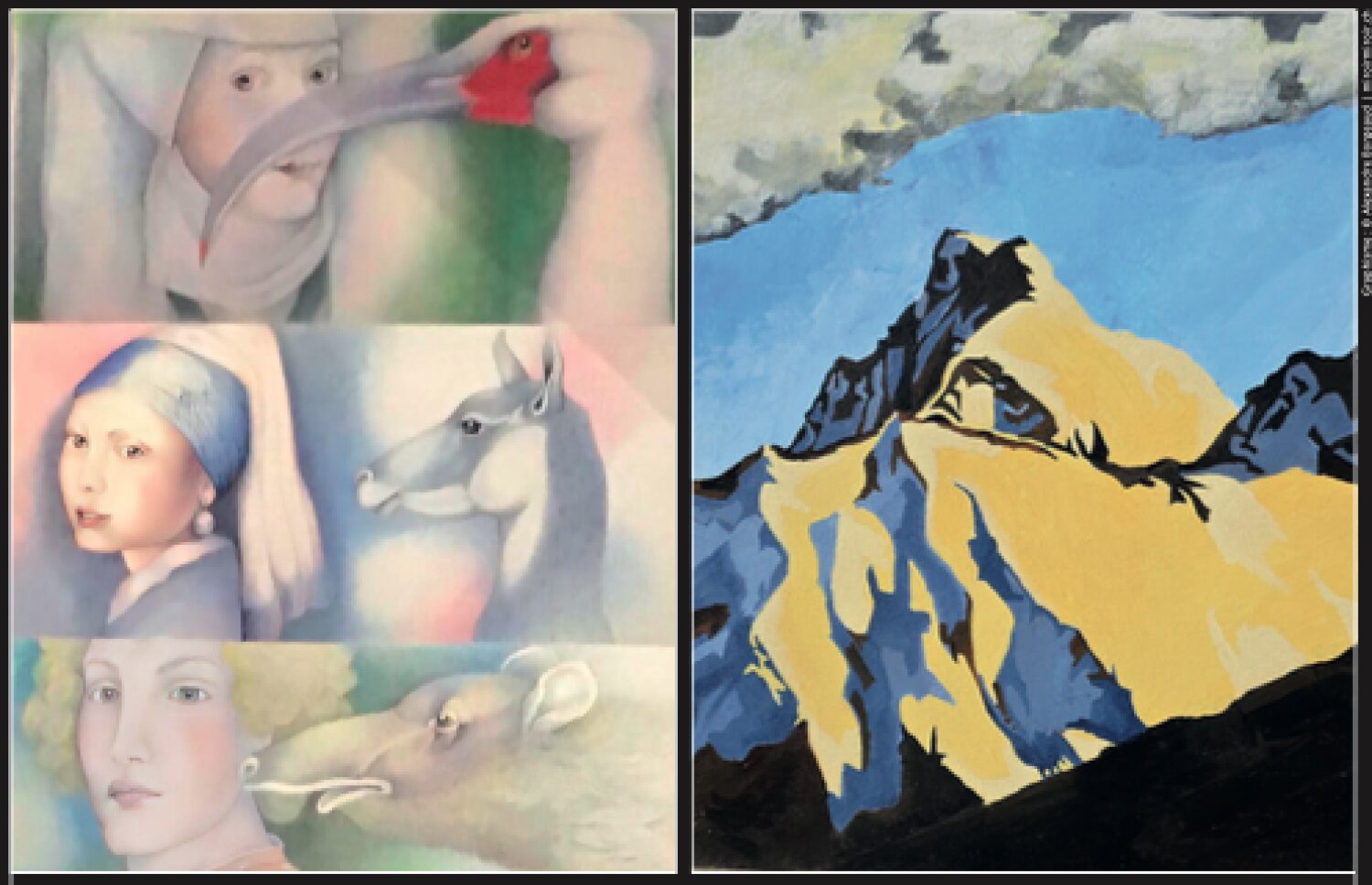 Exposition de Jocelyne Pache et Alain Meyer : Présences et Résonances