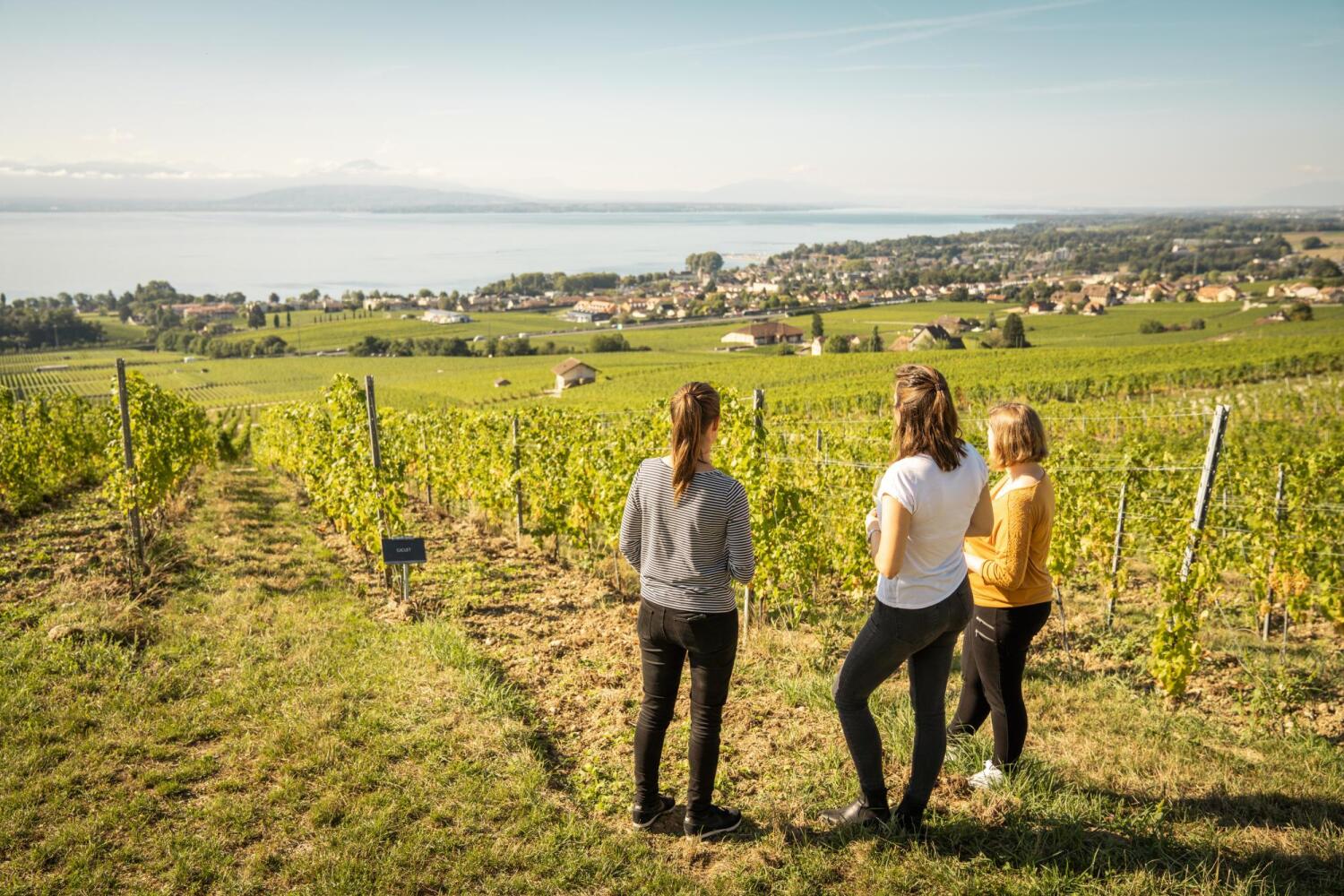 filles dans le vignoble Morges Région Tourisme
